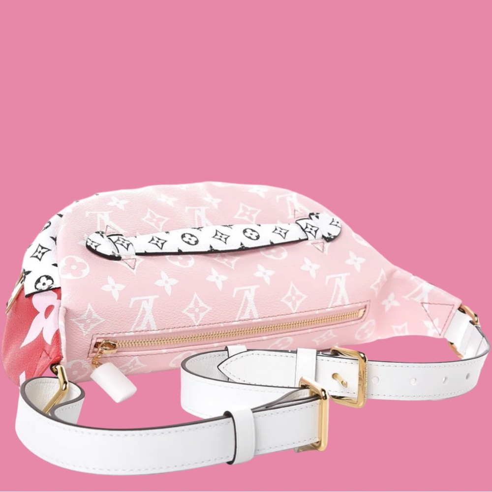 Louis Vuitton Giant Monogram Bumbag Red View 3